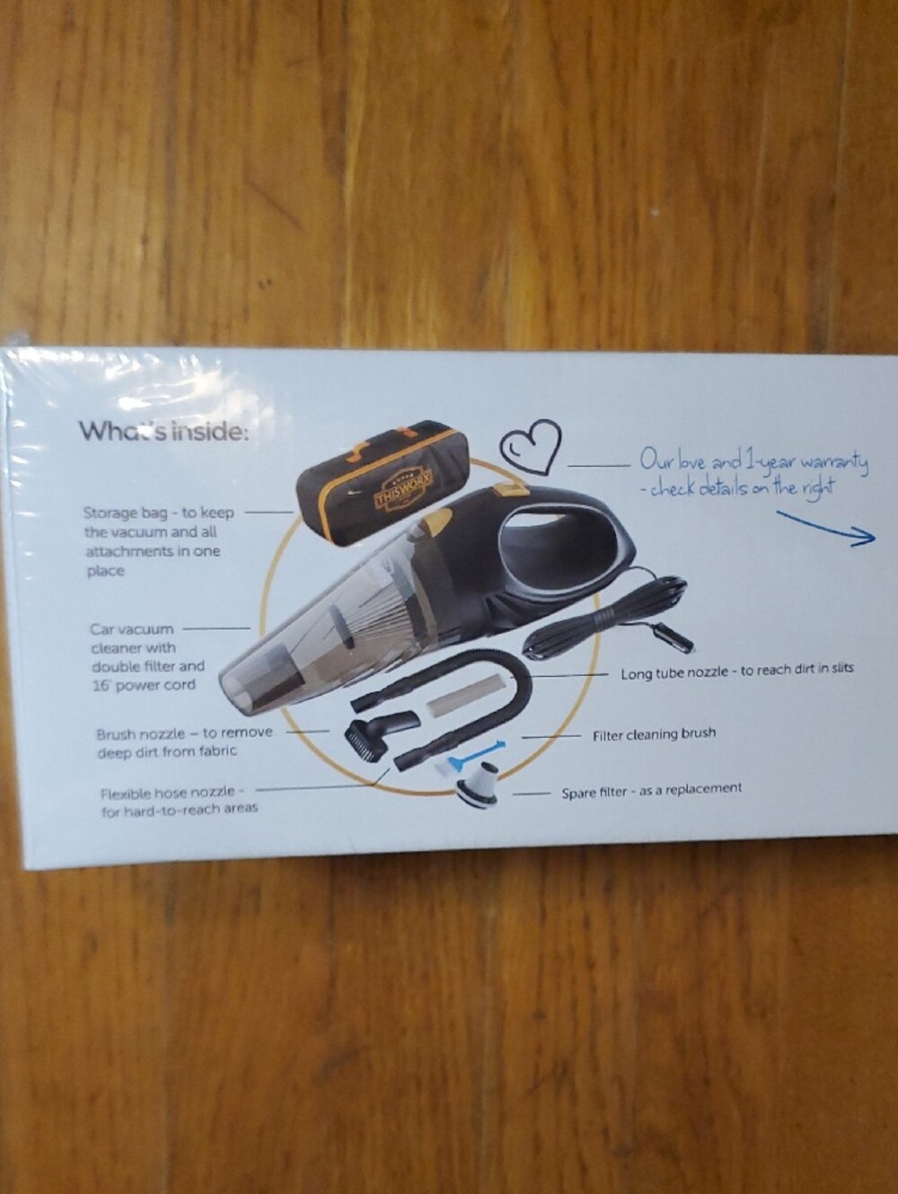 THISWORX Corded Car Vacuum Cleaner - Picture 4 of 10